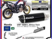 Arrow Echappement Complète Allu Dark App Honda CRF 1000L Africa Twin 2016