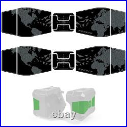 Autocollant 3D compatibles avec Honda Africa Twin 1100 L 2020-2025 Valises Doré