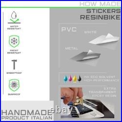 Autocollant 3D compatibles avec Honda Africa Twin 1100 L 2020-2025 Valises Doré