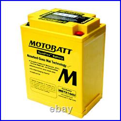 Batterie Préchargé MOTOBATT MBTX14AU Honda XRV Africa Twin 750 19901992