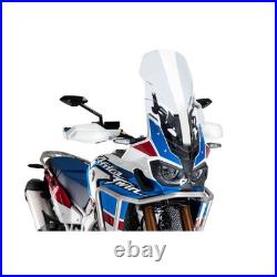 Bulle Reglable Puig Pour Honda Africa Twin Crf 1000l 2018 2019 Transparent
