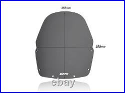 Bulle Touring Fumé Noir Wrs Pour Honda Xrv 750 Africa Twin 1990-1992