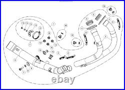 Collecteur Akrapovic Honda Africa Twin 1100 2024 Tube Moto Décatalyseur Inox