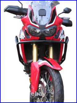 Crash Bars Pare carters Heed HONDA CRF 1000 Africa Twin DCT Basic noir + Sacs