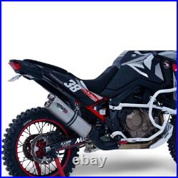 Échappement GPR Dual Inox Pour Honda Africa Twin 1100 Adventure Sports DCT
