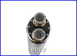 Échappement Marmitte GPR DUAL Inox Honda Africa Twin 750 RD07 1993/2003