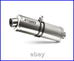 Echappement Storm by Mivv Oval Acier Honda Crf 1000 L Africa Twin 2016 2019