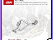 GIVI moteur Guard silver 25mm diameter tube Honda CRF1000L DCT Africa Twin 16