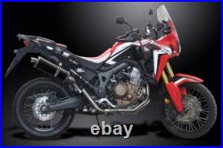 HONDA CRF1000L AFRICA TWIN 2016-2019 Echappement Complet 350mm Ovale Carbone