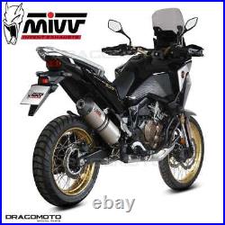 HONDA CRF 1100 L AFRICA TWIN 2022 2023 échappement Oval MIVV Titane CC