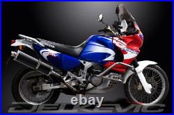 HONDA XRV750 AFRICA TWIN 1993-2003 Echappement Silencieux 450mm Ovale Carbone HONDA XRV750 AFRICA TWIN 1993-2003 Echappement Silencieux 450mm Ovale Carbone