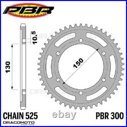 HONDA XR-V AFRICA TWIN 650 1988-1992 chaîne pignon couronne set DID 525VX3 pa