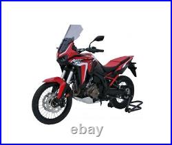 Honda Africa Twin Crf 1100 L 20/22 Bulle Haute Touring Ermax Gris Claire- To