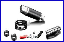 Honda CRF1100L Africa Twin 20-24 Echappement KIT-Silencieux 200mm Rond Carbone