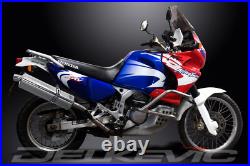 Honda XRV750 Africa Twin 1993-03 Echappement KIT-Silencieux 420mm Tri-Ovale Inox Honda XRV750 Africa Twin 1993-03 Echappement KIT-Silencieux 420mm Tri-Ovale Inox