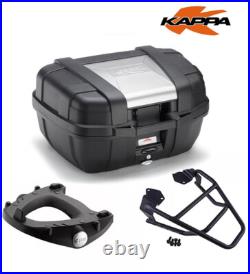 KAPPA Set Coffre Noir KGR52 + Plaque Honda Africa Twin 1100 Adventure 2024