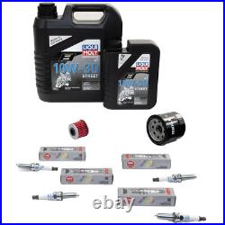 Kit 5L Huile Inspection pour Honda Crf 1000 DCT Africa Twin 16-20 Huile Bougie