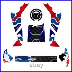 Kit Adhésif 3D compatibles avec Honda Africa Twin Adventure 2024-2025 Tricolor