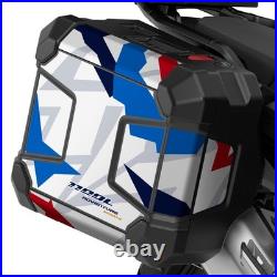 Kit Autocollant Valises X Honda Africa Twin Adv Sp Crf 1100 L Tricolor