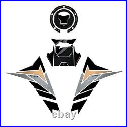 Kit Basic Adhésif 3D compatible avec Honda Africa Twin Adventure 2024-2025 Black
