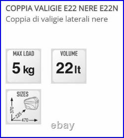 Kit De Valises Latérales GIVI E22 + Cadre PL148 Honda Africa Twin 750 1993-2002