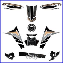 Kit Full Adhésif 3D compatible avec Honda Africa Twin Adventure 2024-2025 Black