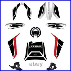 Kit Full Autocollant Moto 3D compatibles avec Honda Africa Twin 1100 2023 Rouge