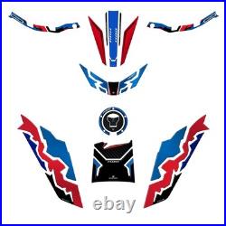Kit Full Autocollant Moto 3D compatibles avec Honda Africa Twin 1100 2024-2026