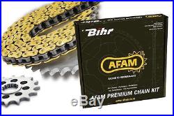 Kit chaine AFAM HONDA XRV750 AFRICA TWIN (Pas de 525 type XRR)