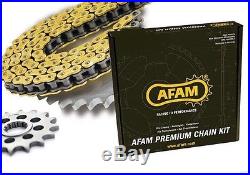 Kit chaine transmission AFAM pour HONDA XRV750 AFRICA TWIN 1993-2000