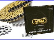 Kit chaine transmission AFAM pour HONDA XRV750 AFRICA TWIN 1993-2000