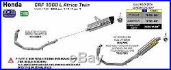 LIGNE COMPLETE ARROW RACING HONDA CRF 1000 L AFRICA TWIN 2016- 72021PO
