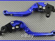 Levier levers flip-up foldable repliable bleu blue Honda Africa TWIN 750 XRV