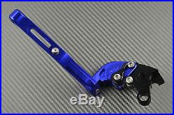 Levier levers flip-up foldable repliable bleu blue Honda Africa TWIN 750 XRV