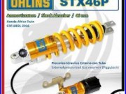 Ohlins STX46P Mono Amortisseur +préchargement Est Honda CRF1000L Africa Twin 16