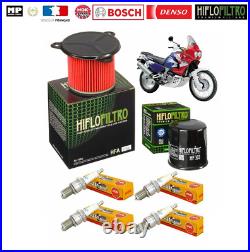 Pack Révision Filtre Huile Air Bougie HONDA XRV 750 Africa Twin 1990-1992