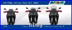 Pare-brise de moto MRA HONDA CRF1100L AFRICA TWIN / DCT 2020-2023, modèle TM