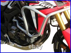 Pare carters Crash Bars Heed HONDA CRF 1000 Africa Twin Basic argenté