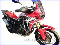 Pare carters Crash Bars Heed HONDA CRF 1000 Africa Twin Basic argenté