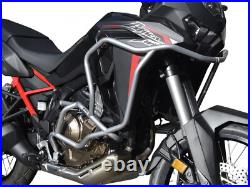 Pare carters Crash Bars Heed HONDA CRF 1100 Africa Twin 2020-2023 Bunker argenté