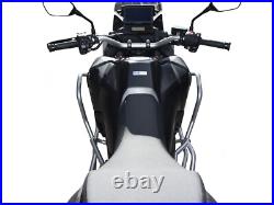 Pare carters Crash Bars Heed HONDA CRF 1100 Africa Twin 2020-2023 Bunker argenté