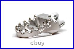 Plateformes Réglables EVO3 HONDA AFRICA TWIN 2018-2024 Argent SEPTAR Plateformes Réglables EVO3 HONDA AFRICA TWIN 2018-2024 Argent SEPTAR