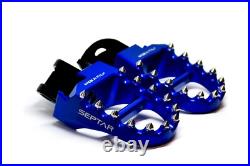 Plateformes Réglables EVO3 HONDA AFRICA TWIN 2018-2024 Bleu SEPTAR