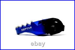 Plateformes Réglables EVO3 HONDA AFRICA TWIN 2018-2024 Bleu SEPTAR