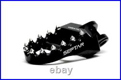 Plateformes Réglables EVO3 HONDA AFRICA TWIN 2018-2024 Noires SEPTAR