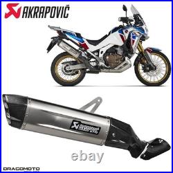 Pot échappement HONDA CRF 1100 L ABS Africa Twin 2020-2023 AKRAPOVIC Titane S