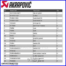 Pot échappement HONDA CRF 1100 L ABS Africa Twin 2024-2025 AKRAPOVIC Titane S