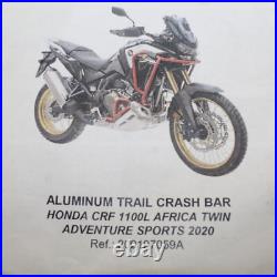 Proteges Moteur Crash Bars Bleu Alu Crf 1100 Africa Twin Adventure Sport 2020-23