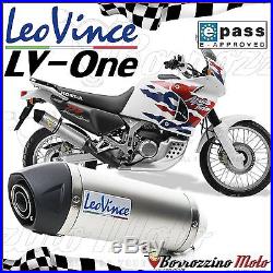 Silencieux Approuve Leovince LV One Inox Honda Xrv Africa Twin 750 1999
