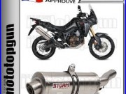 STORM by MIVV POT D ECHAPPEMENT CAT OVAL HONDA CRF 1000 L AFRICA TWIN 2016 16